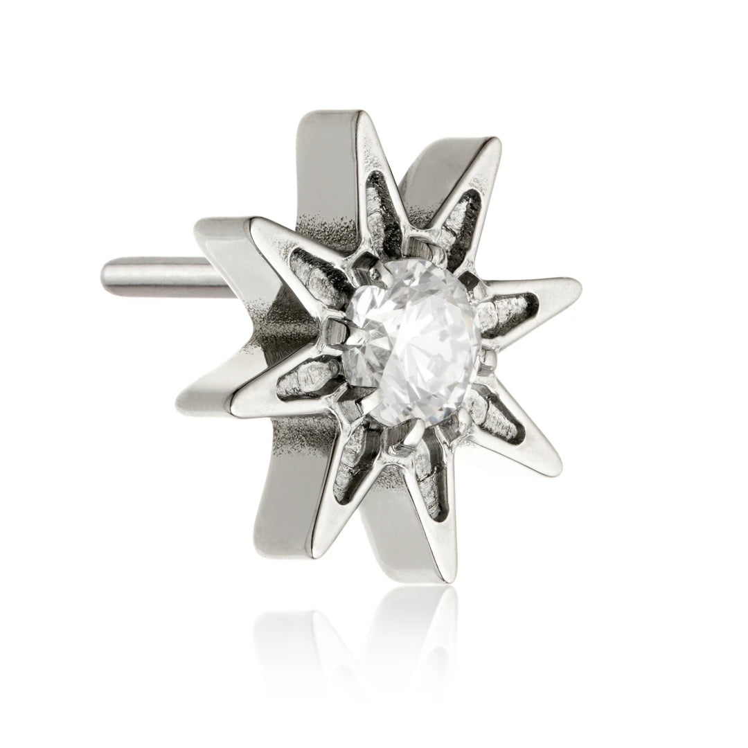Ti Threadless Jewelled Celestial Star Attachment