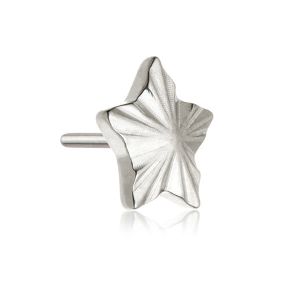 Ti Threadless Ridged Star Attachment
