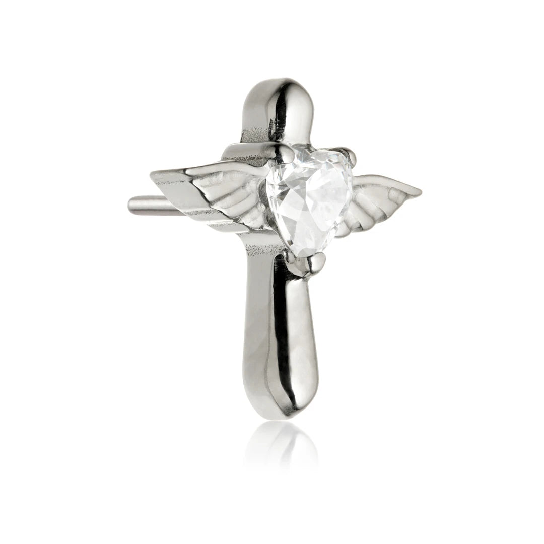 Ti Threadless Winged Heart Attachment