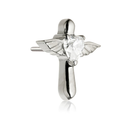 Ti Threadless Winged Heart Attachment