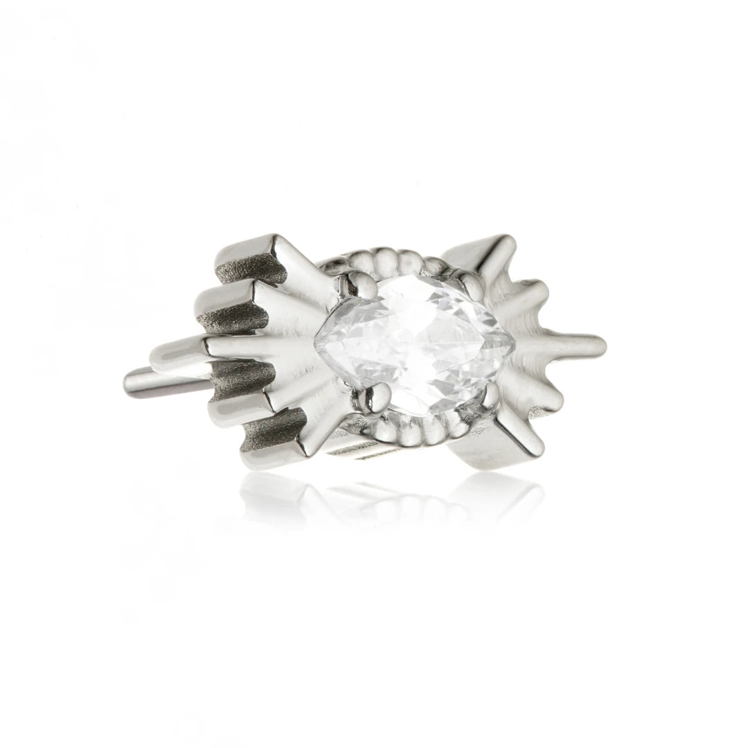 Ti Threadless Jewelled Sunburst Attachment