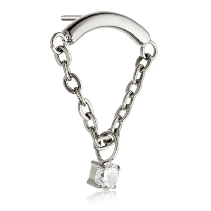 Ti Threadless Attachment With Prong Hanging Chain