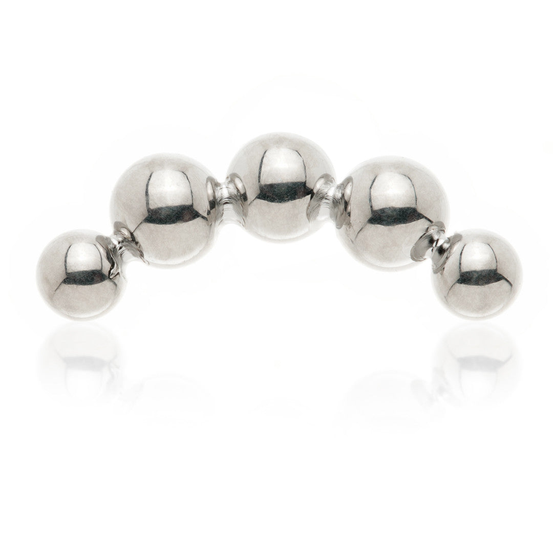 Ti Internal 5 Bead Curve Attachment (1.2mm)