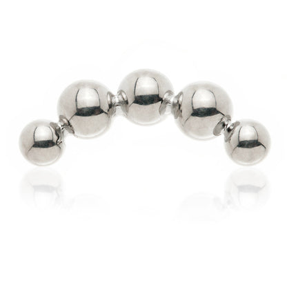Ti Internal 5 Bead Curve Attachment (1.2mm)