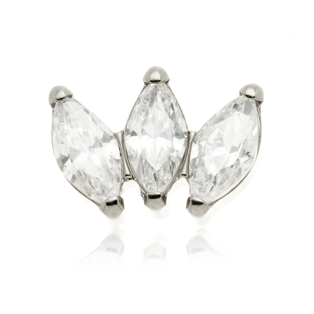 Ti Triple Gem Marquise Attachment