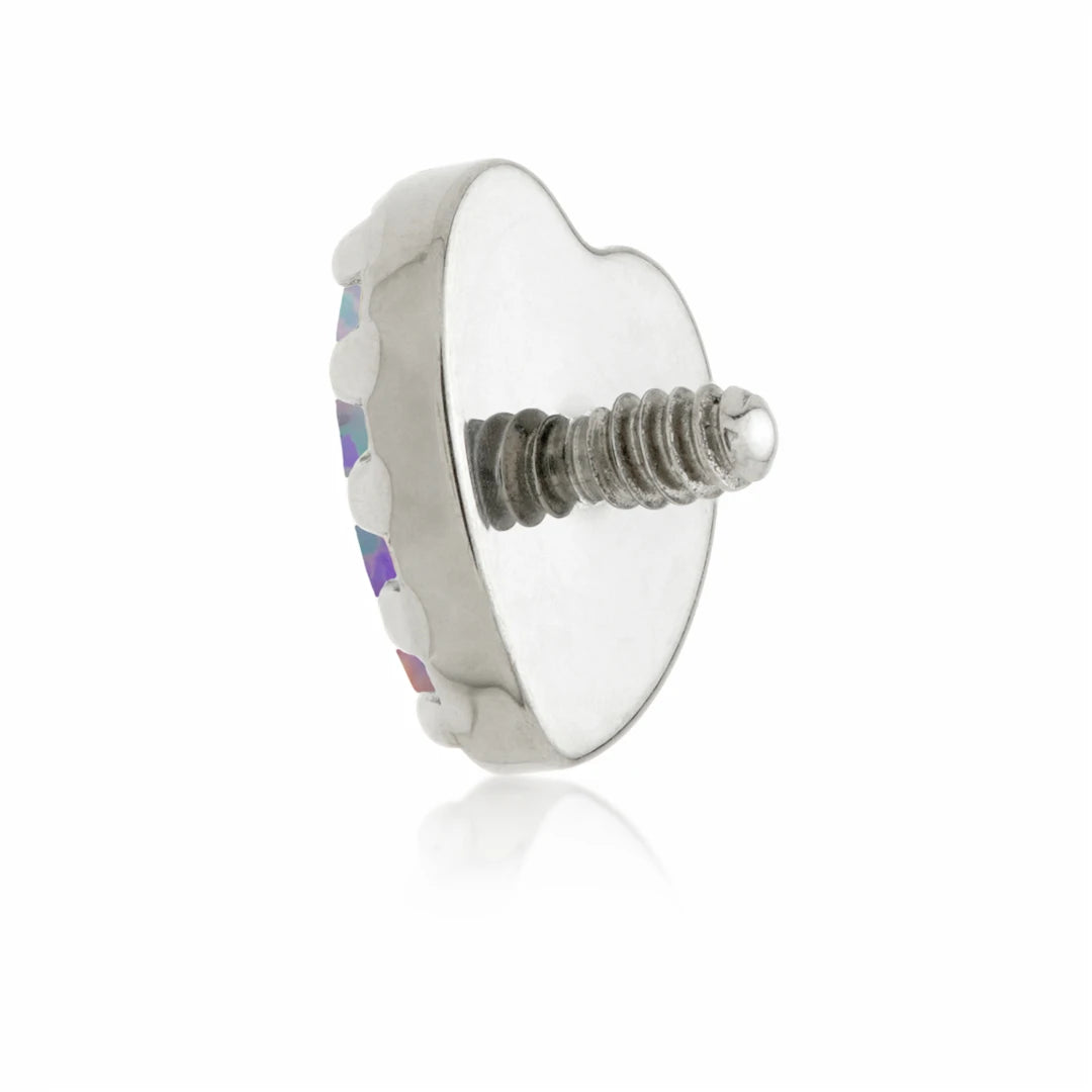 Ti Internal Opal Heart Attachment