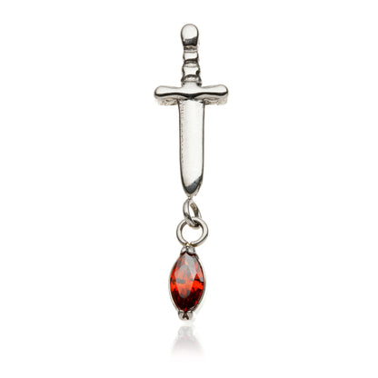Ti Internal Sword With Hanging Marquise Attachment