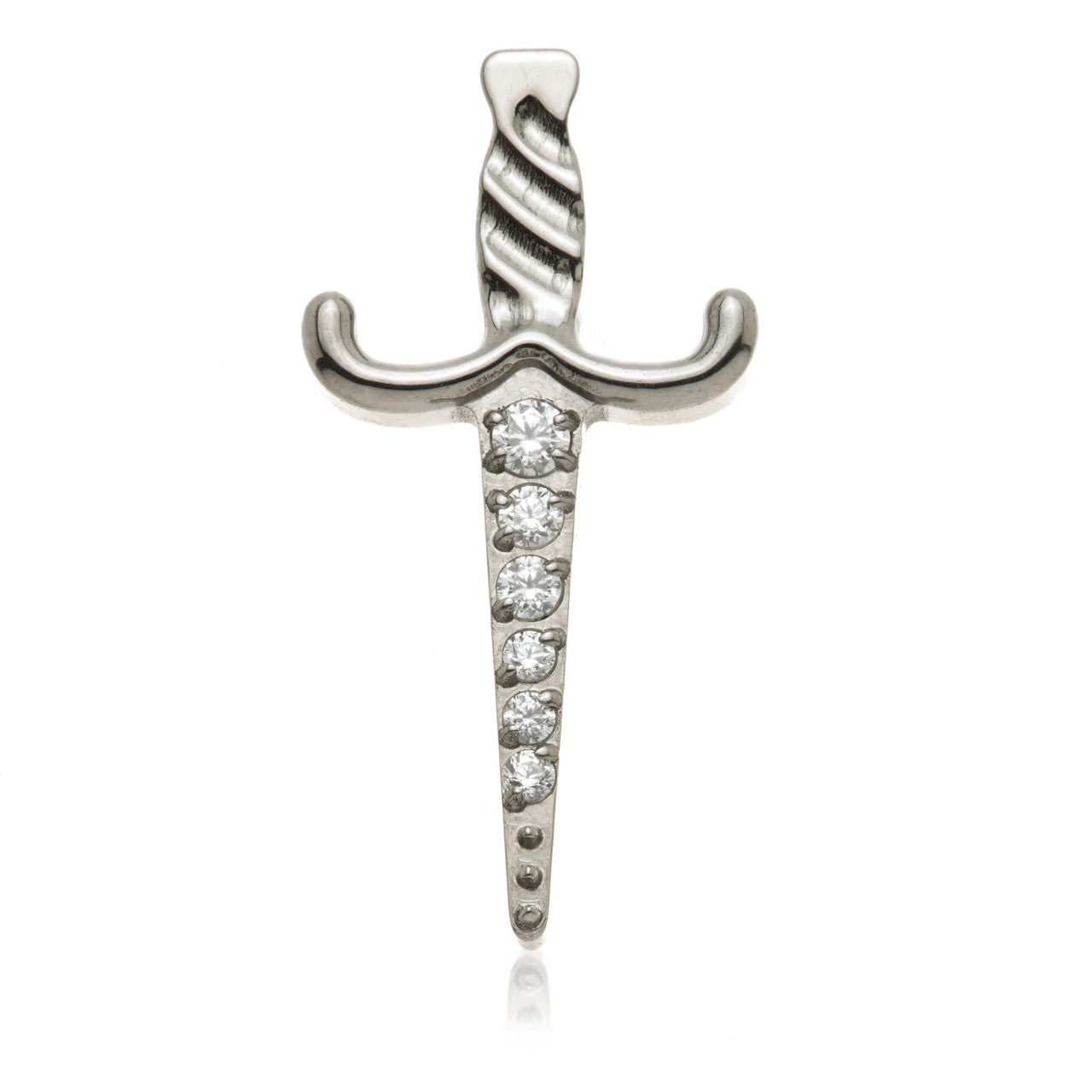 Ti Internal Large Pavé Dagger Attachment