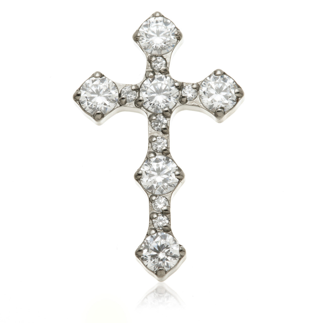 Ti Internal Jewelled Cross Attachment
