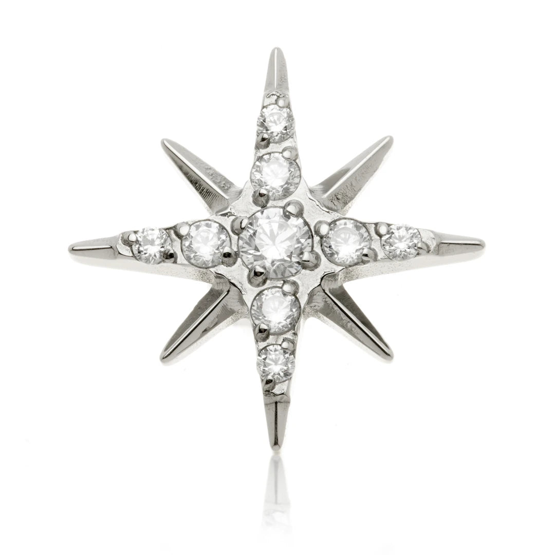 Ti Internal Jewelled Eight Point Star Attachment
