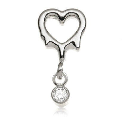 Ti Internal Molten Heart With Gem Attachment