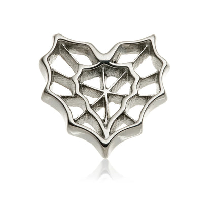 Ti Internal Spider Web Heart Attachment