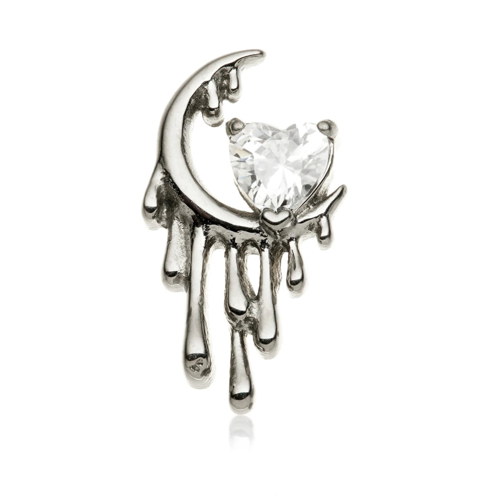 Ti Internal Molten Moon With Heart Attachment