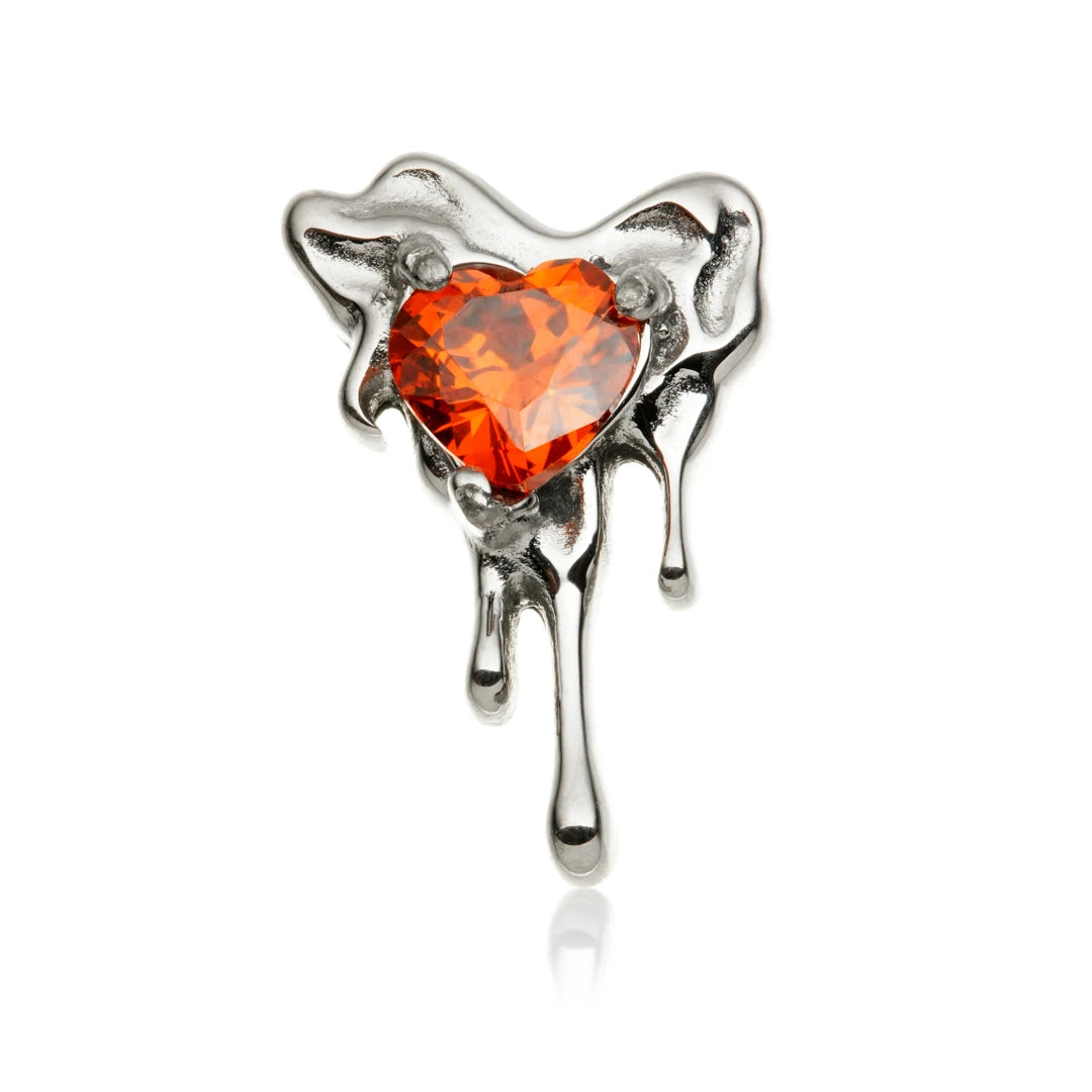 Ti Internal Jewelled Molten Heart Attachment