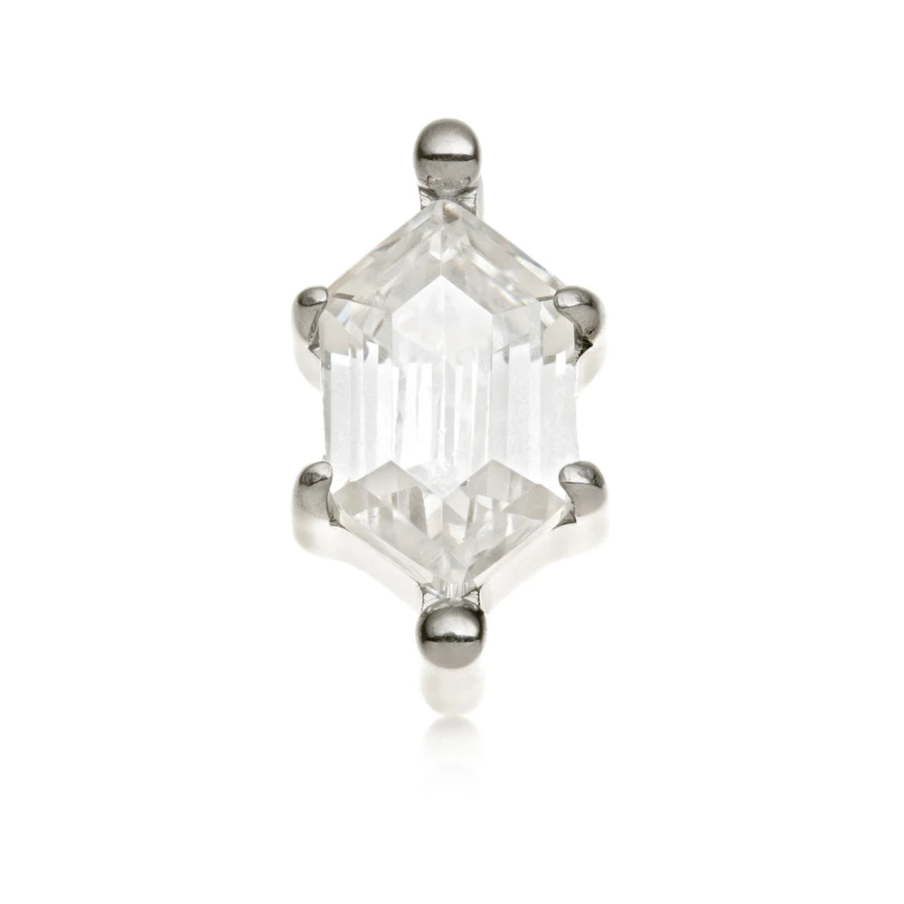Ti Internal Jewelled Prong Hexagon Attachment
