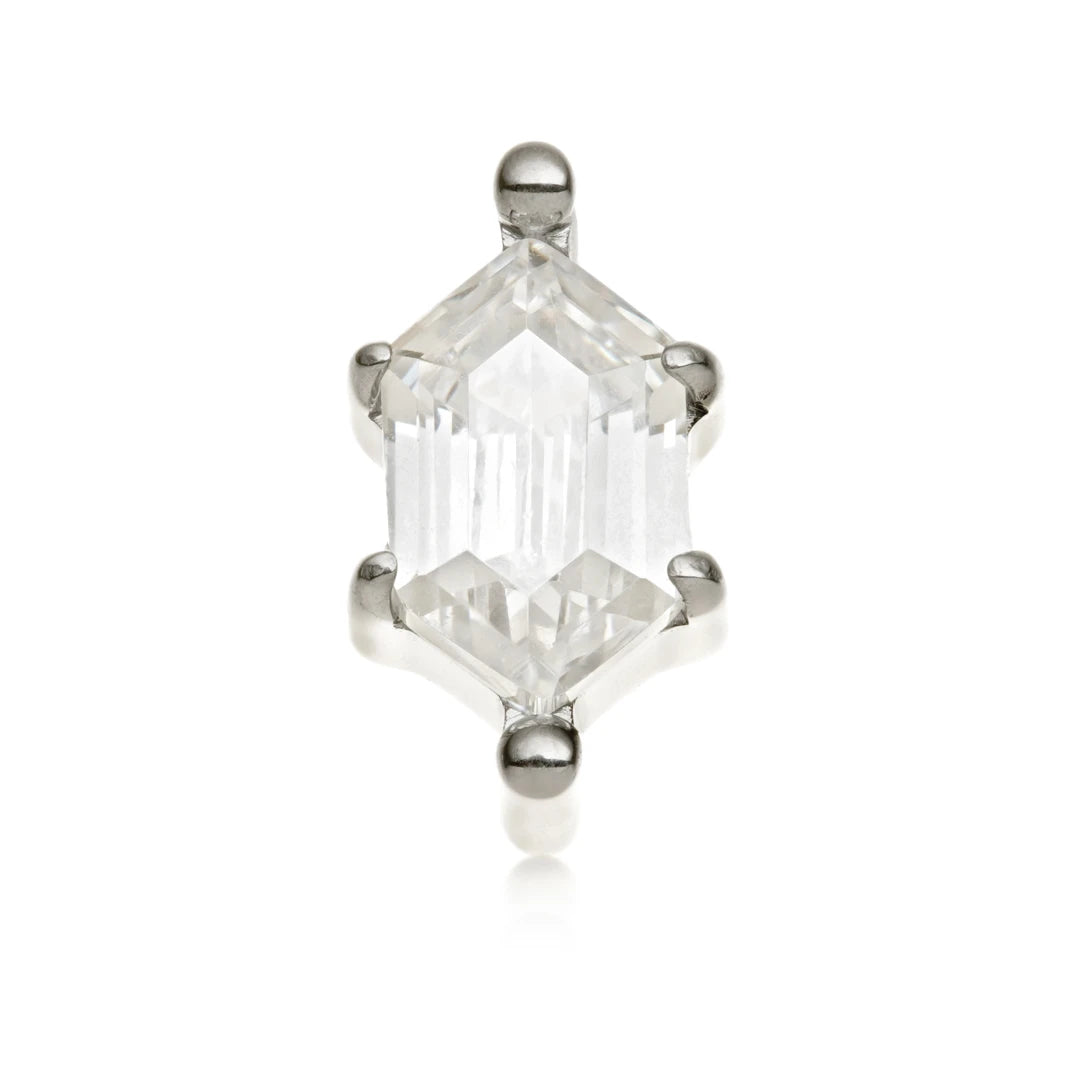 Ti Internal Jewelled Prong Hexagon Attachment