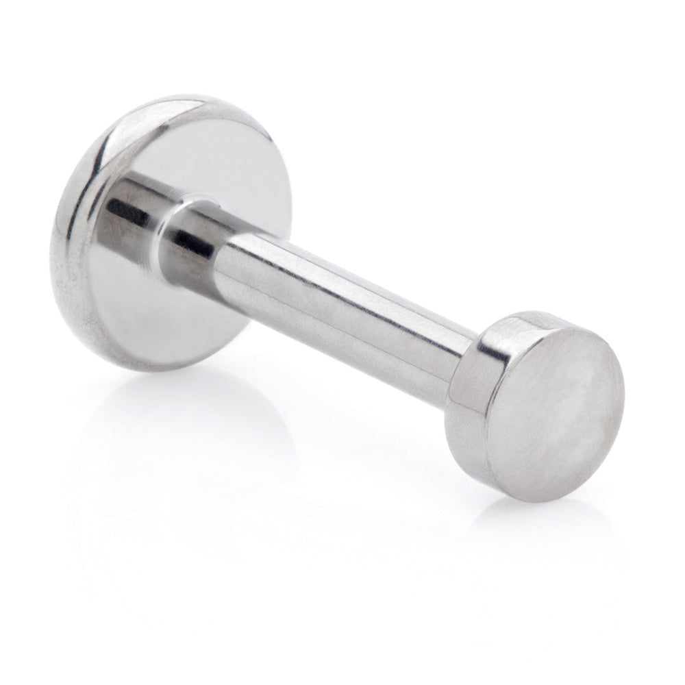 Ti Internal Micro Labret with Thick Flat Disk Attachment