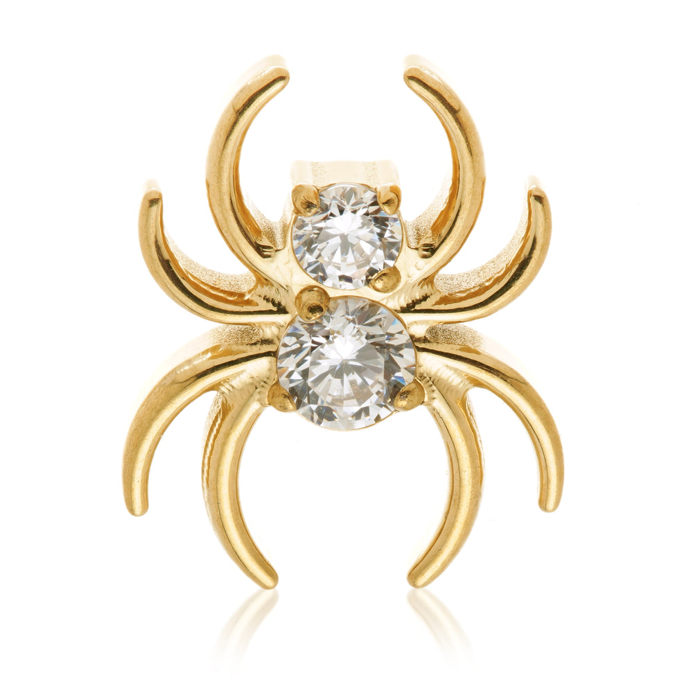 Zircon Gold Ti Threadless Spider Attachment