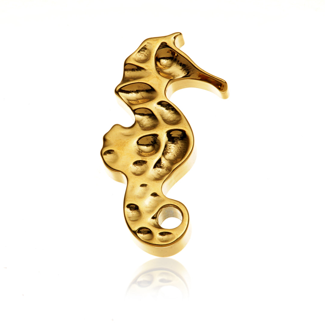 Gold PVD Ti Internal Seahorse Attachment