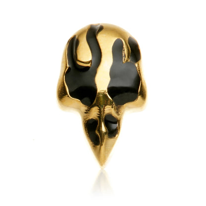 Gold PVD Ti Internal Bird Skull Attachment