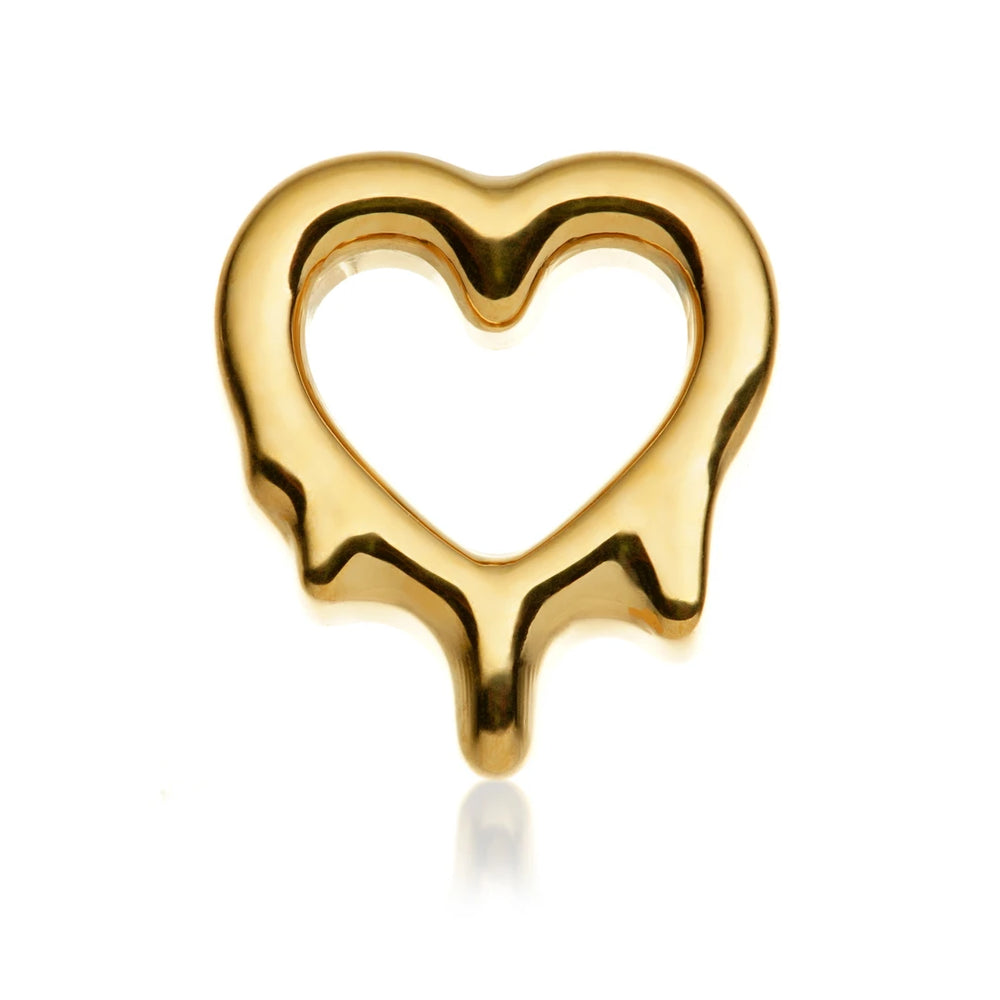Gold PVD Ti Internal Molten Heart Attachment