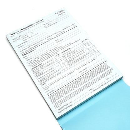 Studex Nose Piercing Client Registration Book