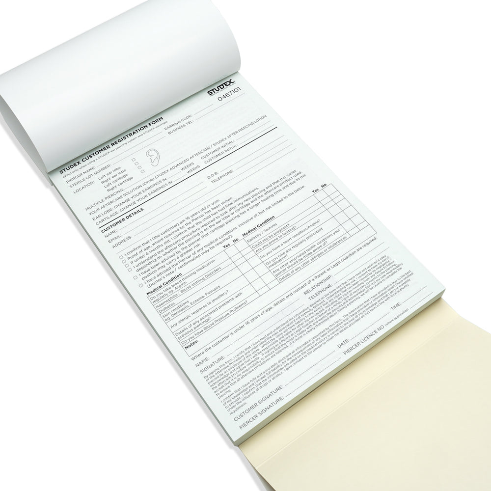 Studex Client Registration Book