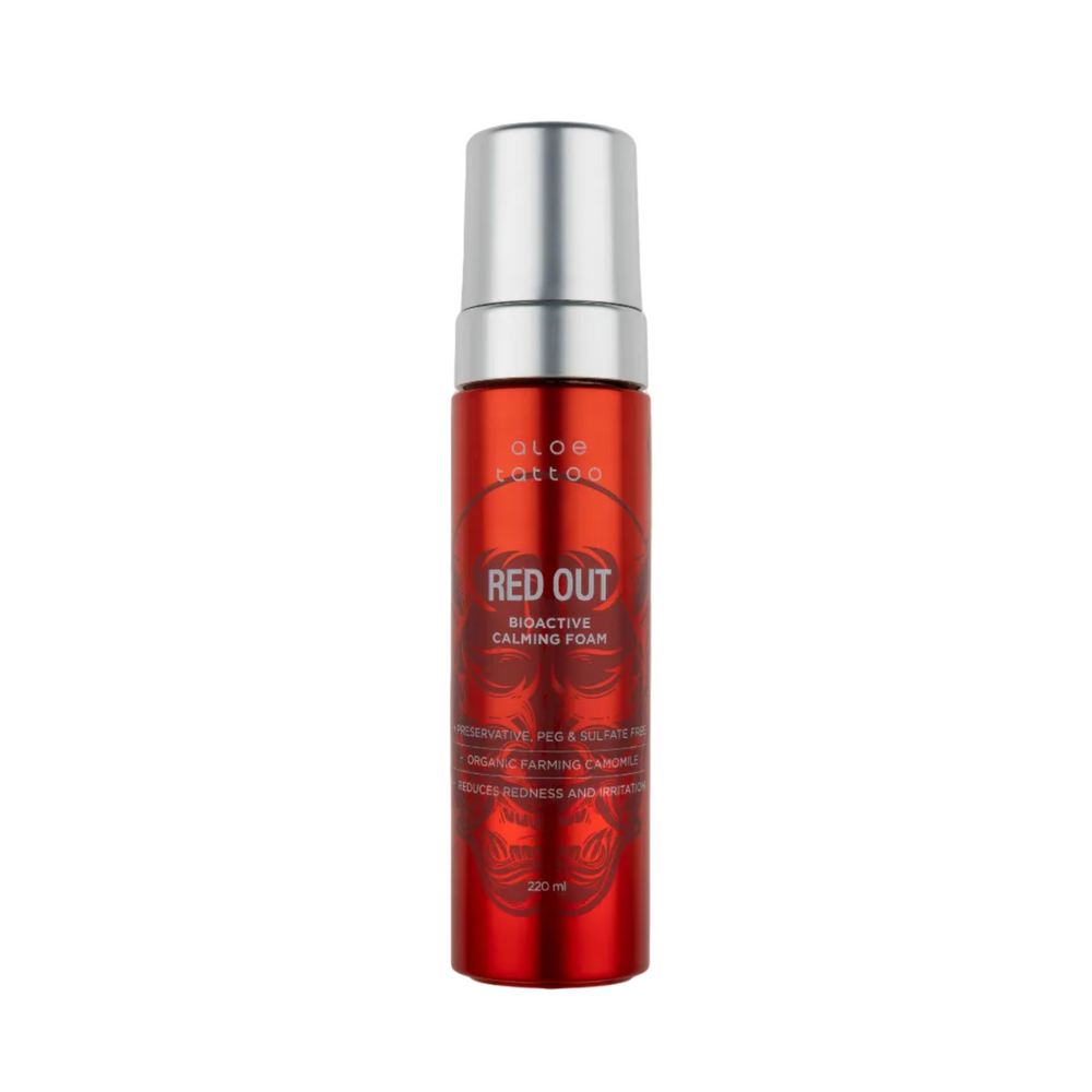 Aloe Tattoo Red Out Bioactive Calming Foam