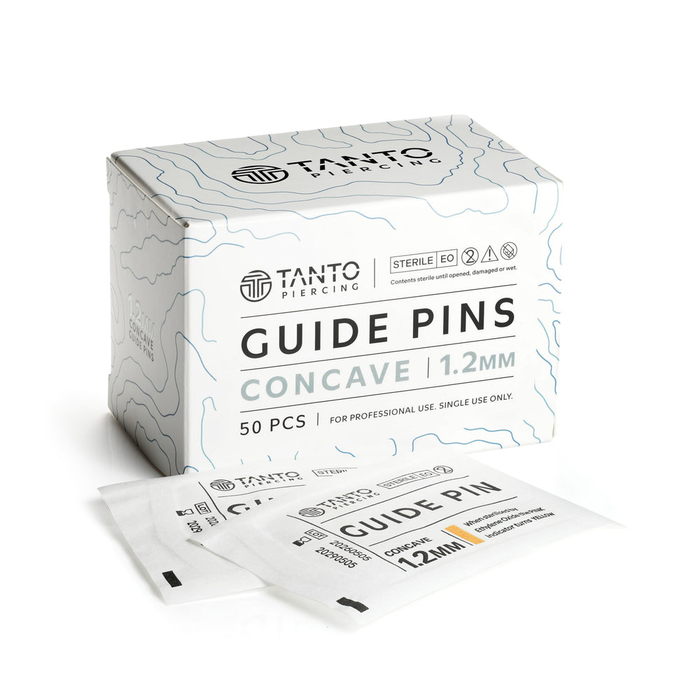 TANTO Piercing Guide Pins 50pcs - Concave