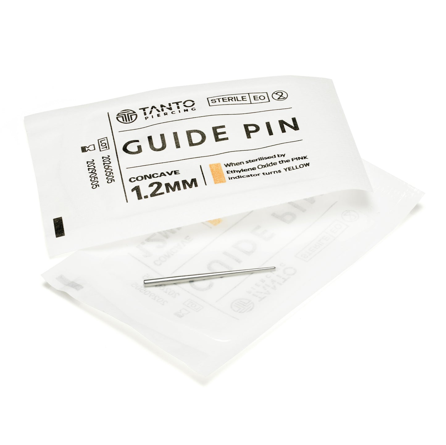 TANTO Piercing Guide Pins 50pcs - Concave