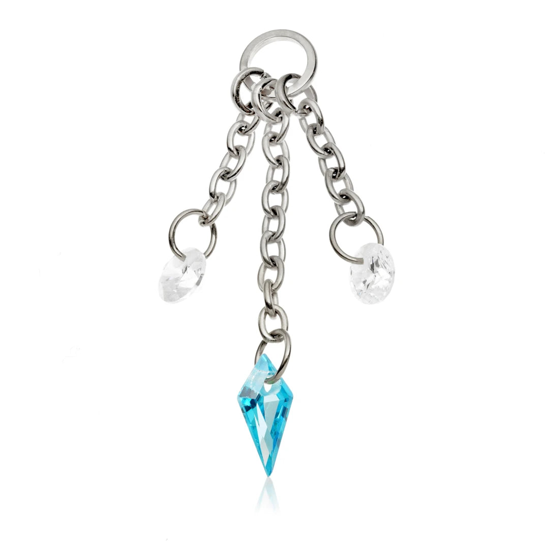 Titanium Kite & Round Hanging Chain Attachment