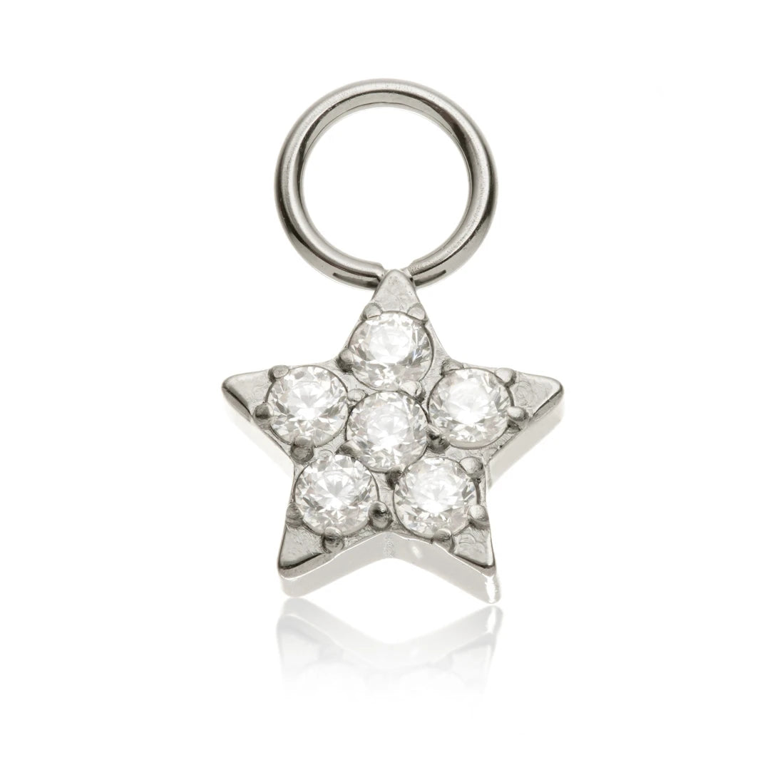 Ti Jewelled Star Charm Attachment