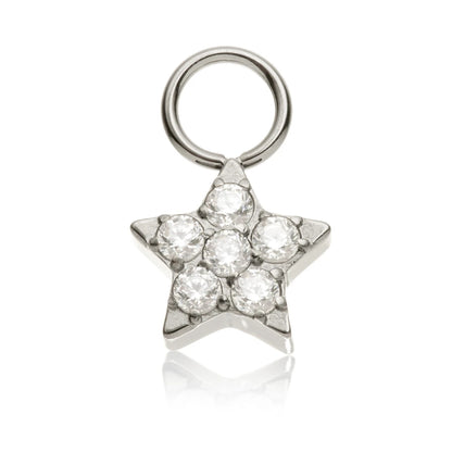 Ti Jewelled Star Charm Attachment
