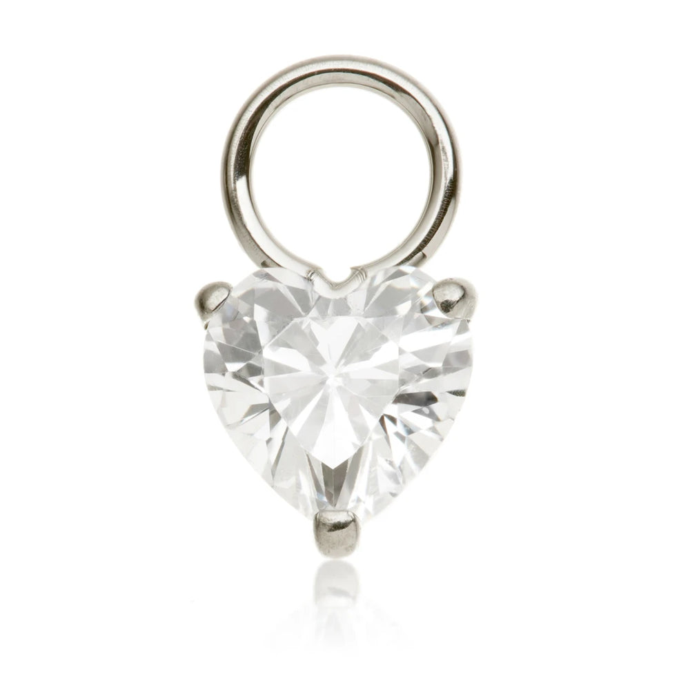 Ti Jewelled Heart Charm Attachment