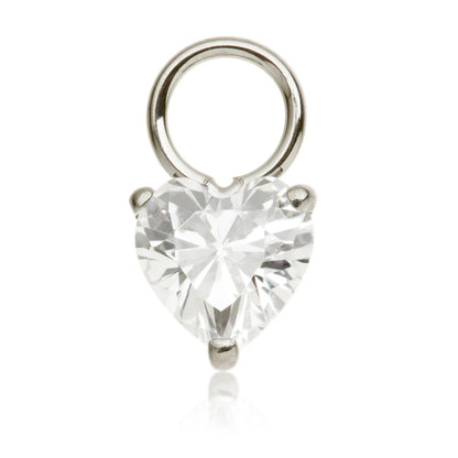 Ti Jewelled Heart Charm Attachment