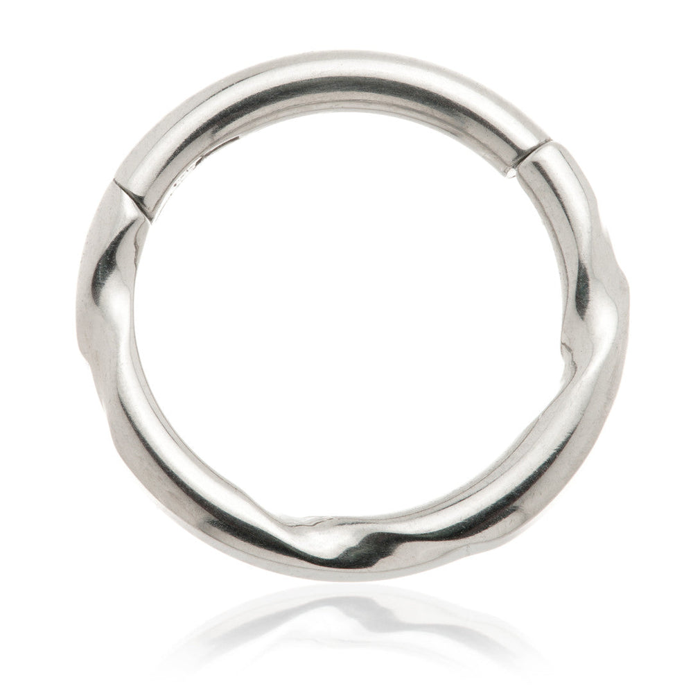 Ti Couture Twist Effect Hinged Ring