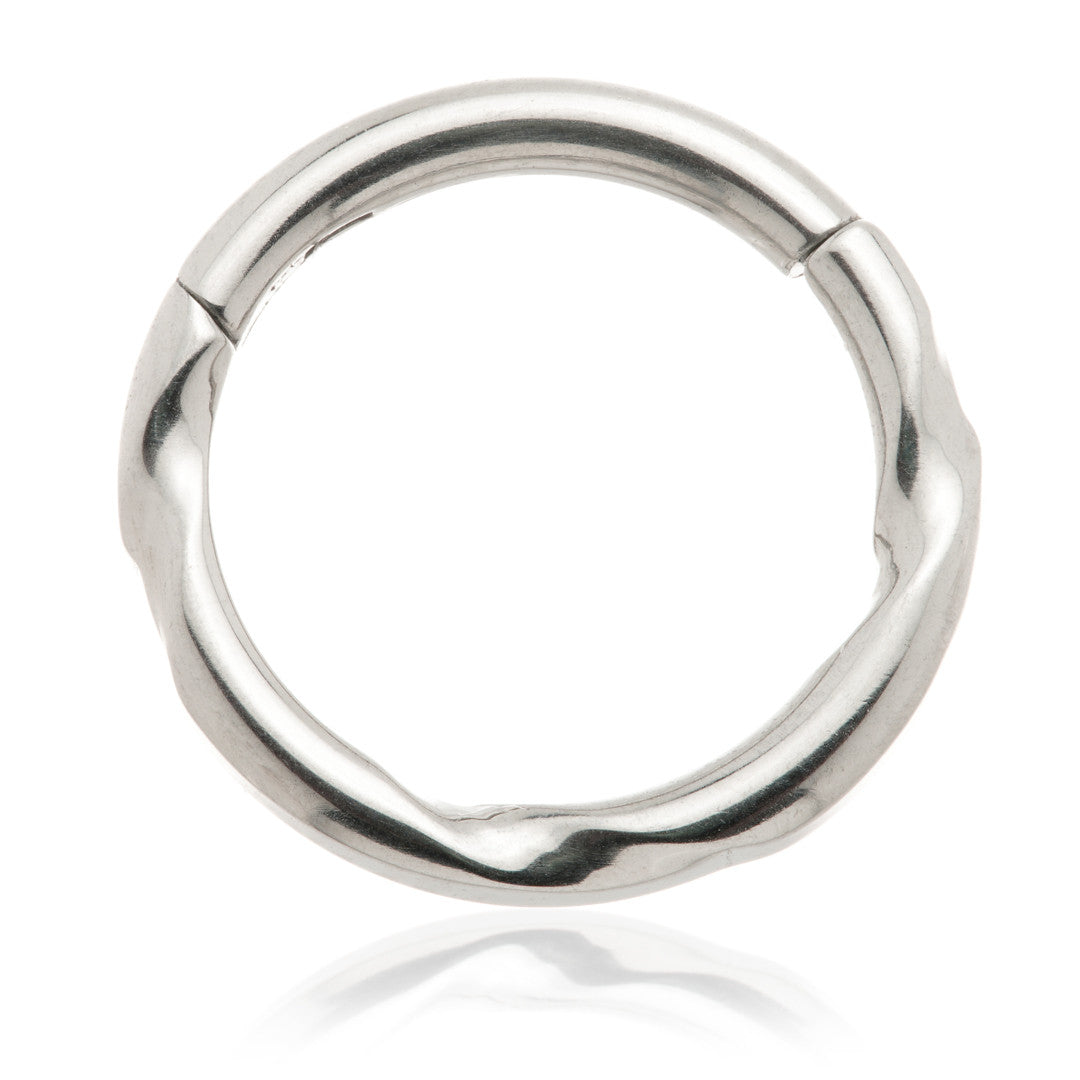 Ti Couture Twist Effect Hinged Ring