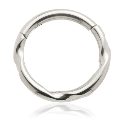 Ti Couture Twist Effect Hinged Ring