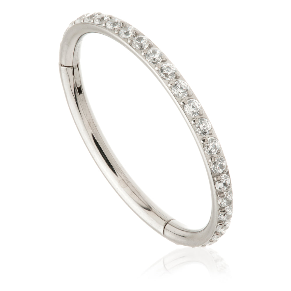 Ti Couture Cone & Ball Hinge Ring