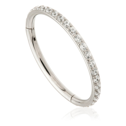 Ti Couture Cone & Ball Hinge Ring