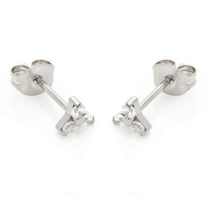 Titanium Trinity Stud Earrings (Pair)