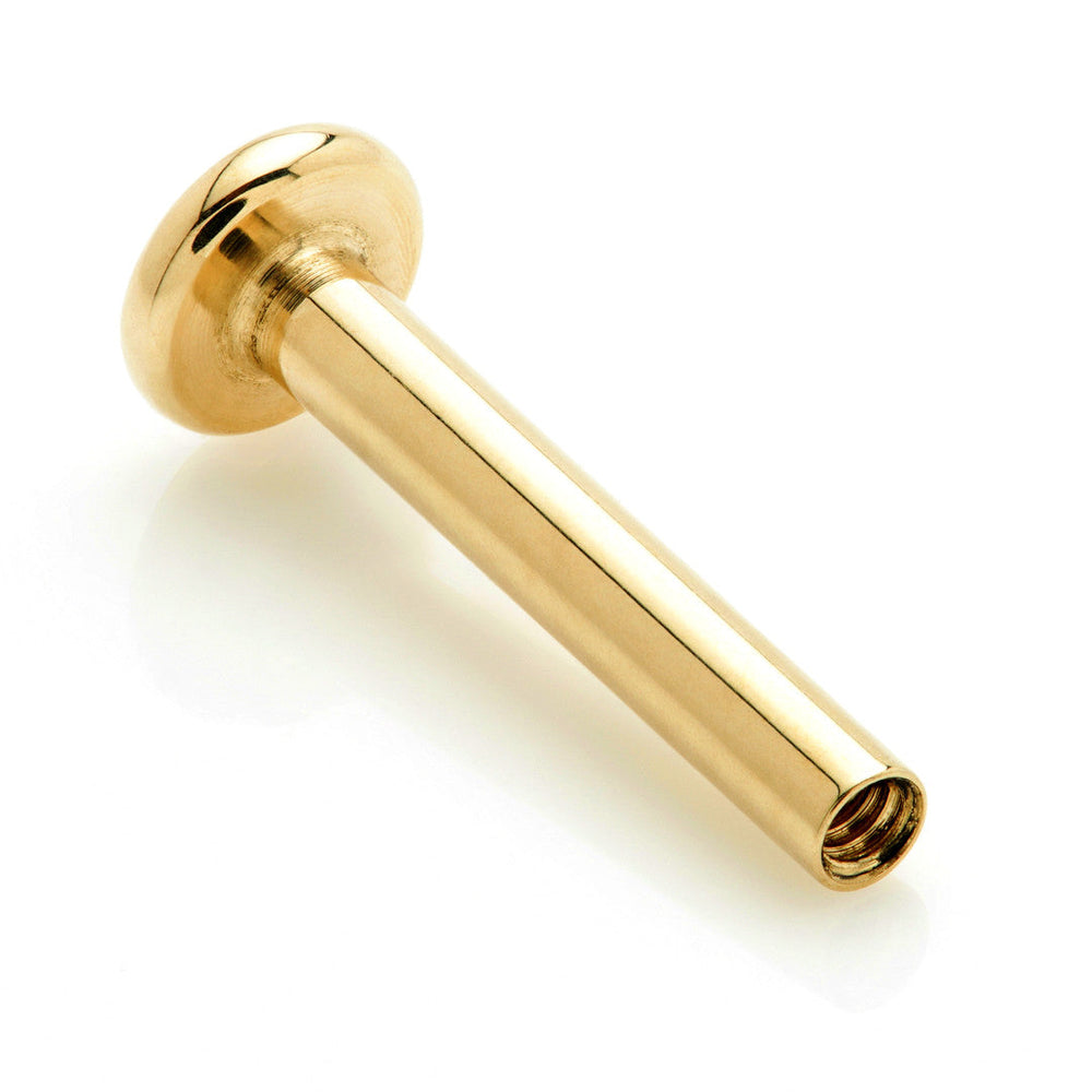 Solid 14ct Gold Internal Labret Stem