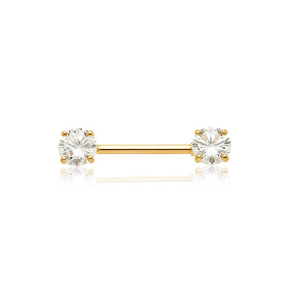 TL - Gold Gem Nipple Bar