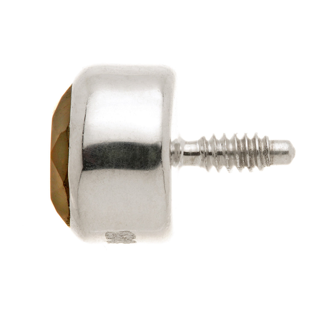 TL - 14ct Internal Gold Smokey Quartz Bezel Attachment