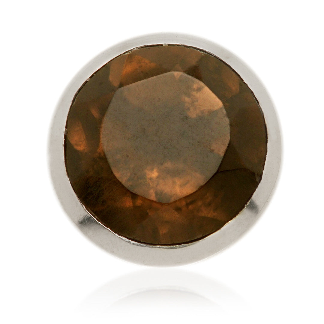 TL - 14ct Internal Gold Smokey Quartz Bezel Attachment