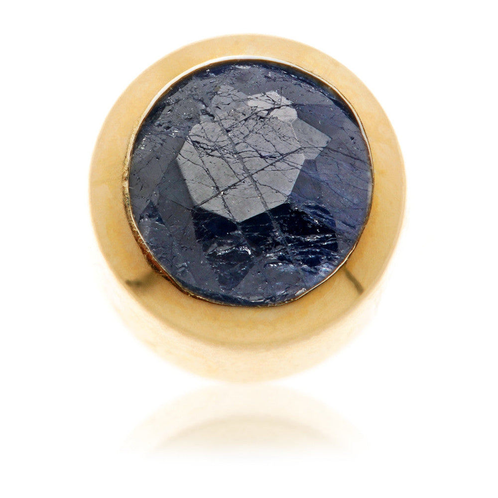 TL - 14ct Internal Gold Sapphire Bezel Attachment