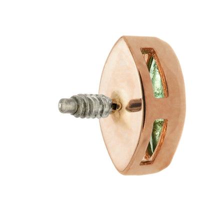 TL - 14ct Gold Internal Peridot Marquise Attachment