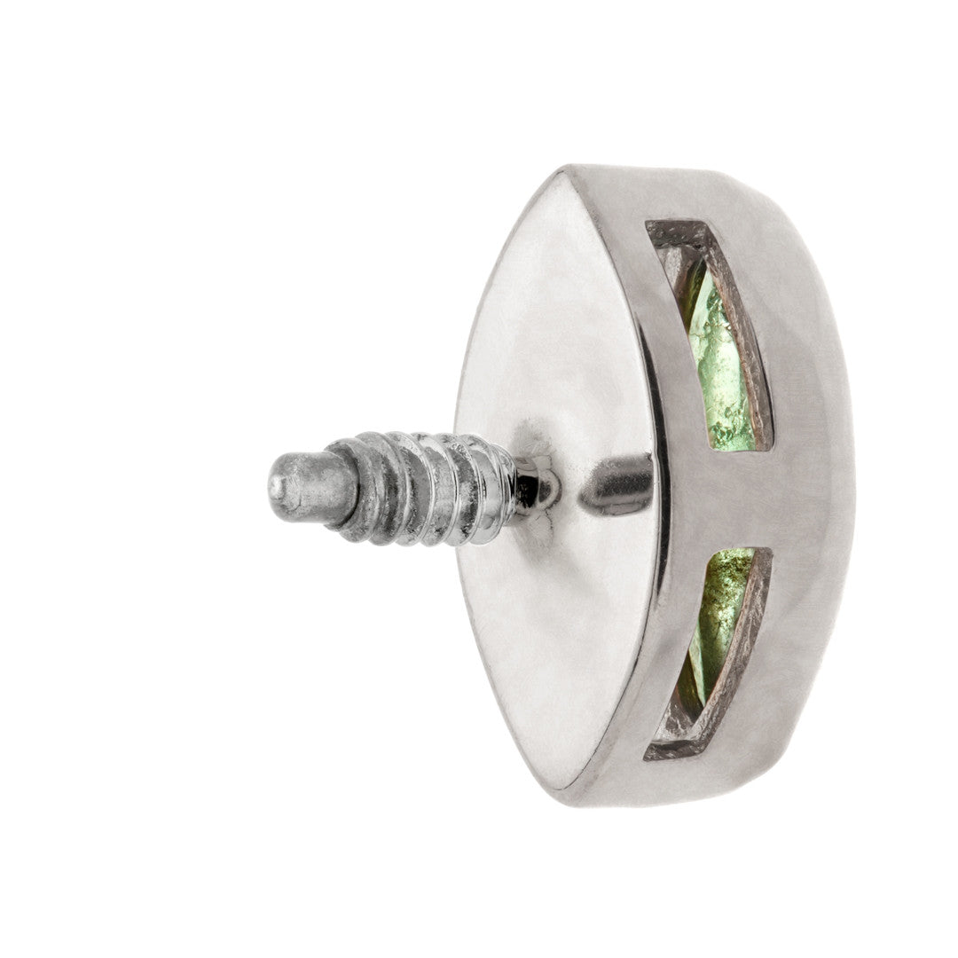 TL - 14ct Gold Internal Peridot Marquise Attachment