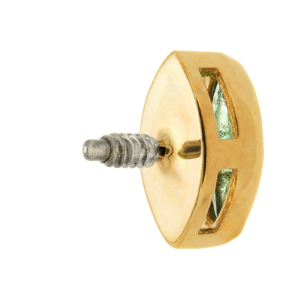 TL - 14ct Gold Internal Peridot Marquise Attachment