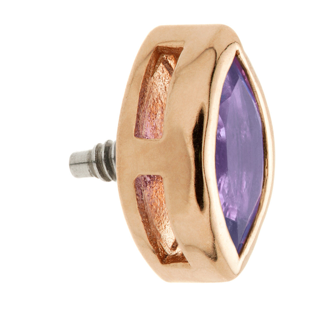 TL - 14ct Gold Internal Tanzanite Marquise Attachment